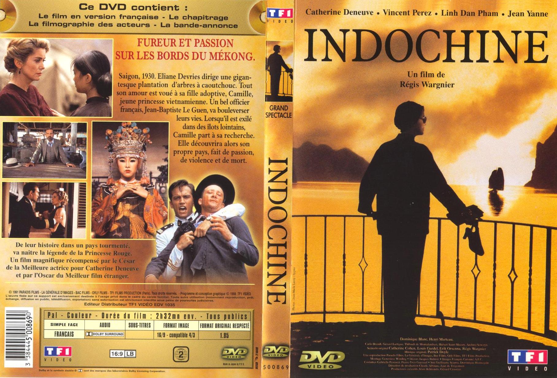 Jaquette DVD Indochine