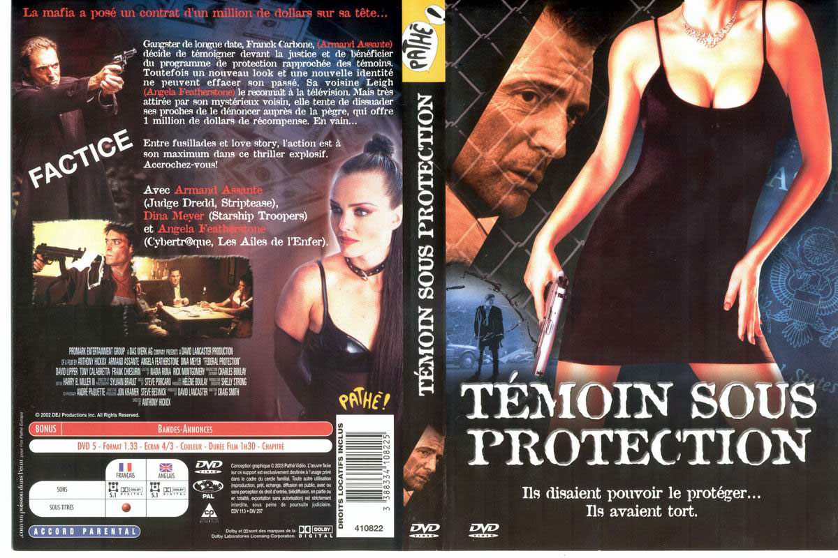 Jaquette DVD Tmoin sous protection